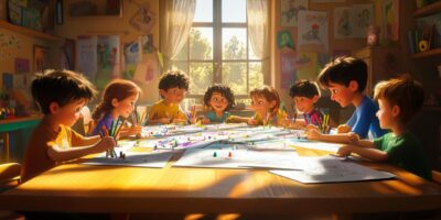 Comment stimuler la créativité des enfants grâce au coloriage