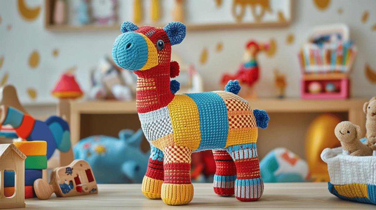 Le hochet chameau coloré, un compagnon sensoriel Montessori pour les tout-petits