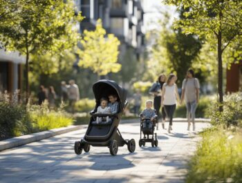 Les Avantages d’une Poussette Double Compacte pour le Transport de Fratries
